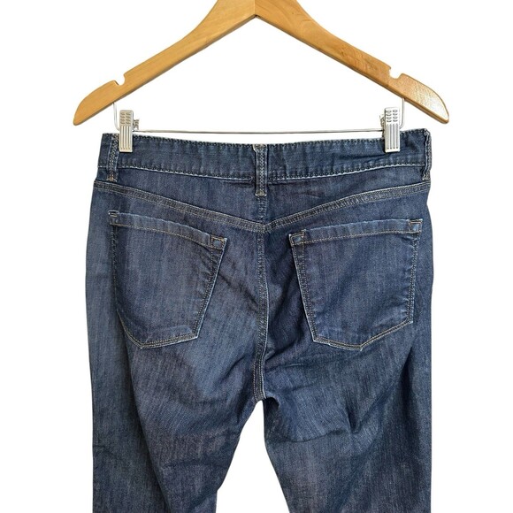 Ann Taylor Loft Curvy Boot Jeans Women's 8 29 Bootcut Denim Blue Dark Wash - Picture 4 of 6